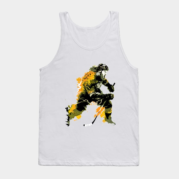 Ice Hockey sports Tank Top by denissmartin2020